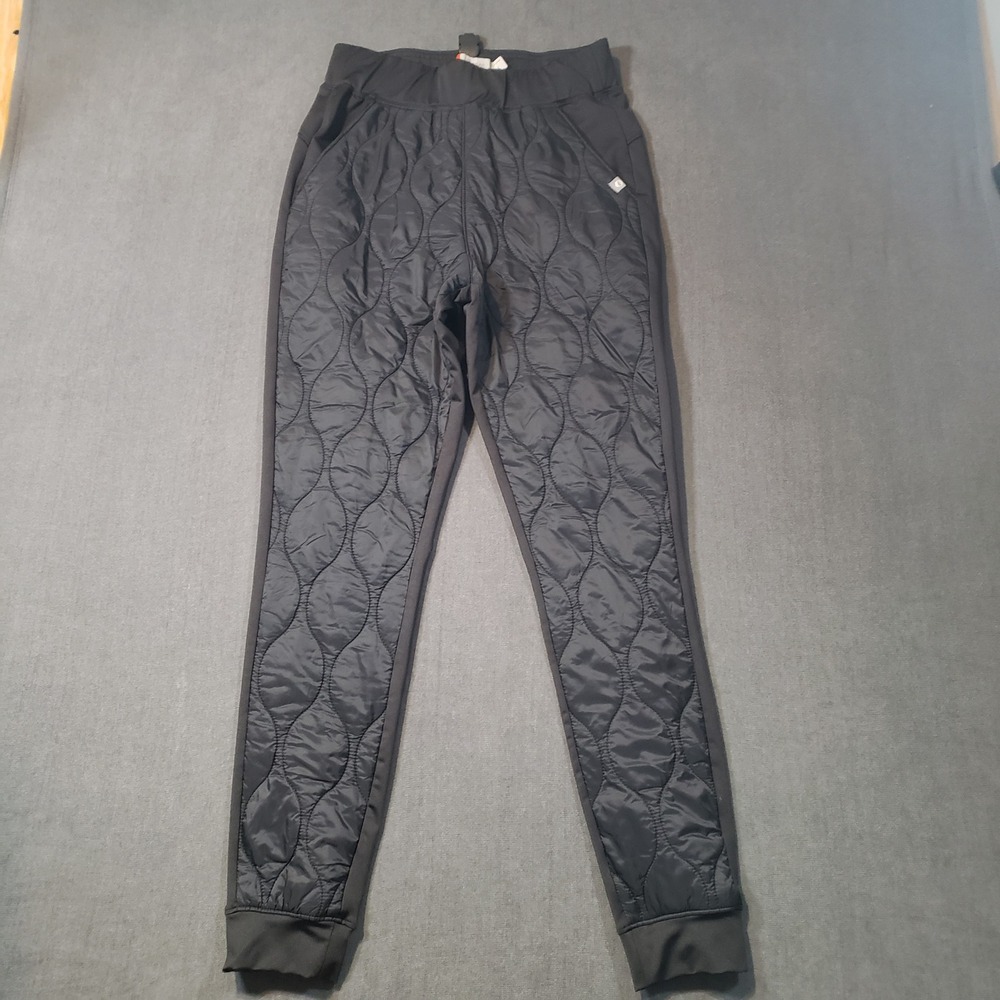 The‎ American Outdoorsman Quilted Jogger Pants Womens M Black Insulated Hybrid
